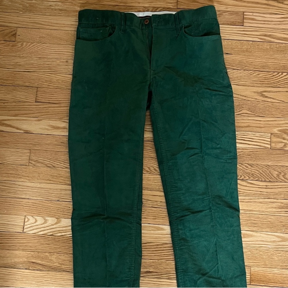 Dark Green Corduroy Slim Pants - Polo Golf Ralph Lauren - New without Tags